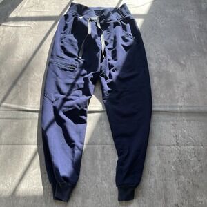 Figs Scrub Bottoms Pants Women's Size XXS Navy Blue Nurse Doctor Medical